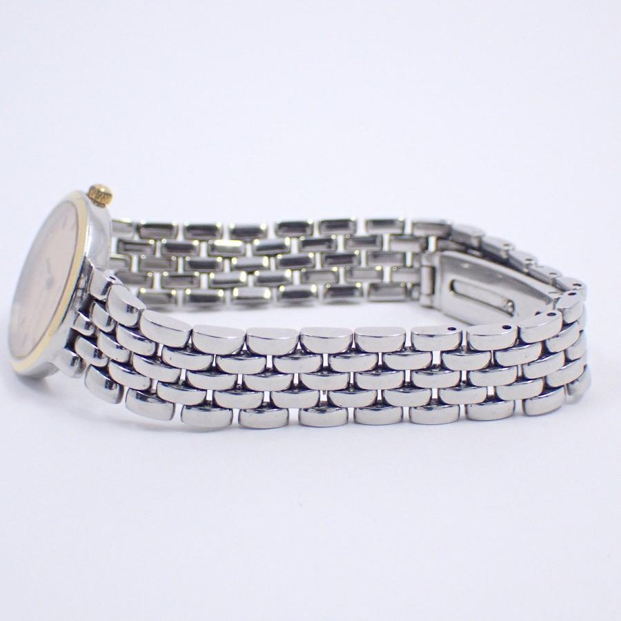 DE VILLE オメガ デビル クォーツ レディース 腕時計 コンビ ゴールド