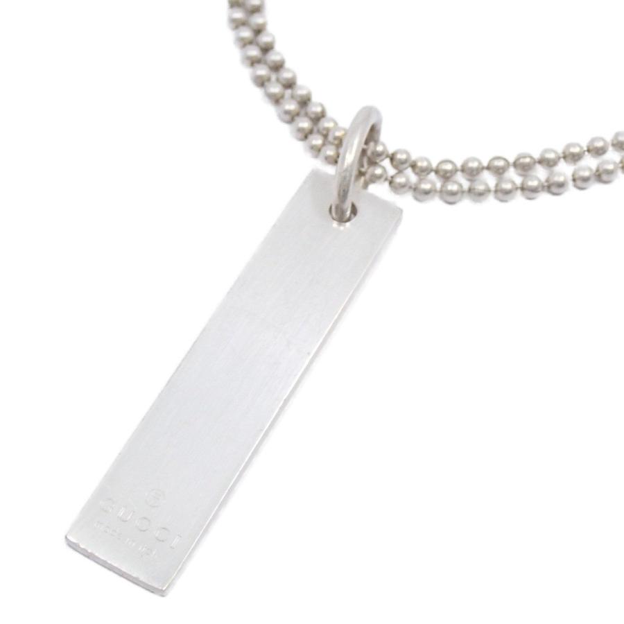 GUCCI（グッチ） プレートトップ 2連 ボールチェーン ネックレス