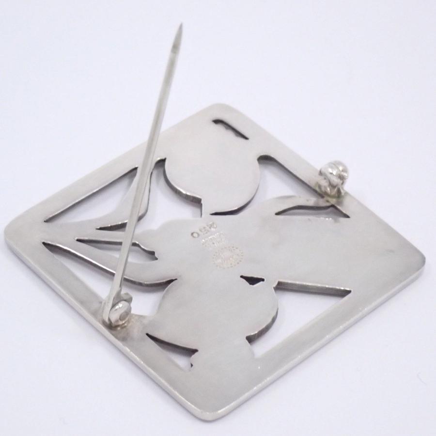 Georg Jensen（ジョージ ジェンセン） 250 バード 小鳥 麦 ブローチ