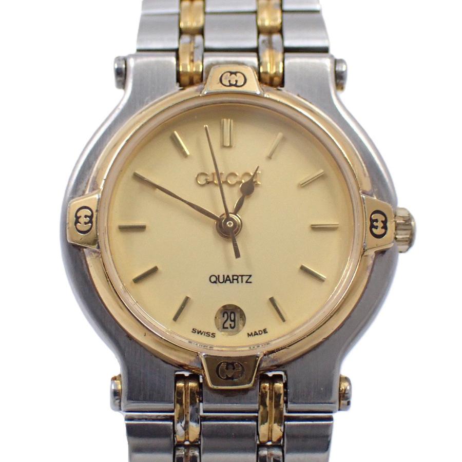 GUCCI（グッチ） 9000L クォーツ レディース 腕時計 コンビ ゴールド