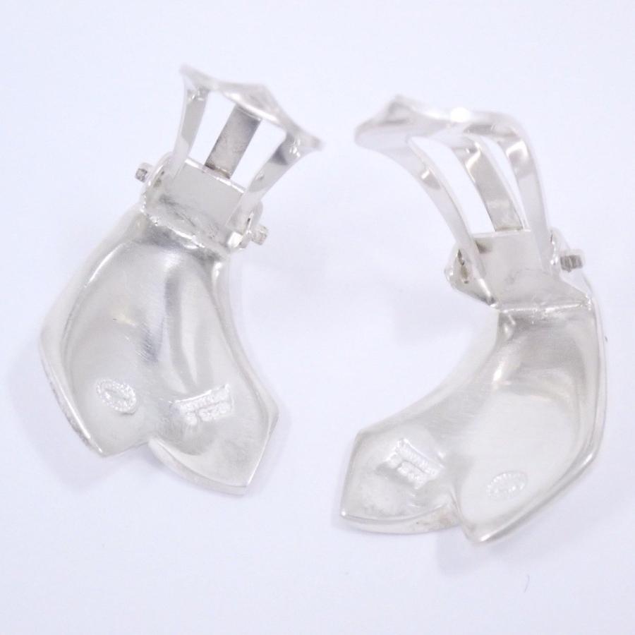 Georg Jensen（ジョージ ジェンセン） リーフモチーフ イヤリング 