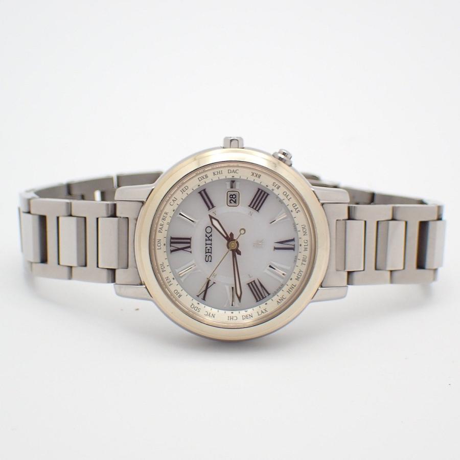 SEIKO ルキア LUKIA 1Pダイヤモンド入り文字盤 チタンモデル 稼働品 LUKIA SEIKO セイコー ルキア ラッキーパスポート 百貨店限定 ソーラー
