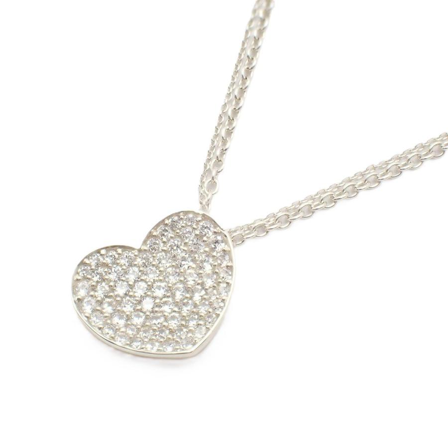 starjewelry スタージュエリー シルバー925 ハート ネックレス STAR JEWELRY（スタージュエリー） カーブハート ネックレス シルバー