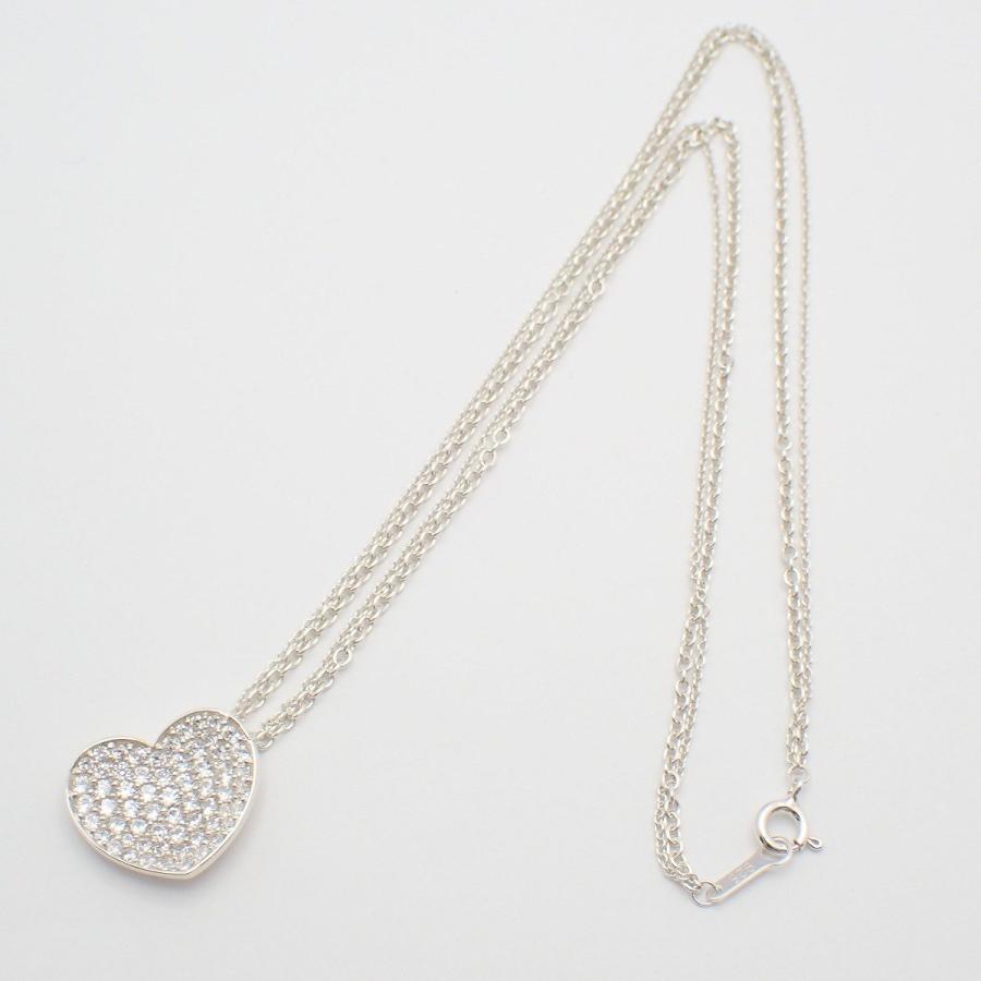 STAR JEWELRY（スタージュエリー） カーブハート ネックレス シルバー