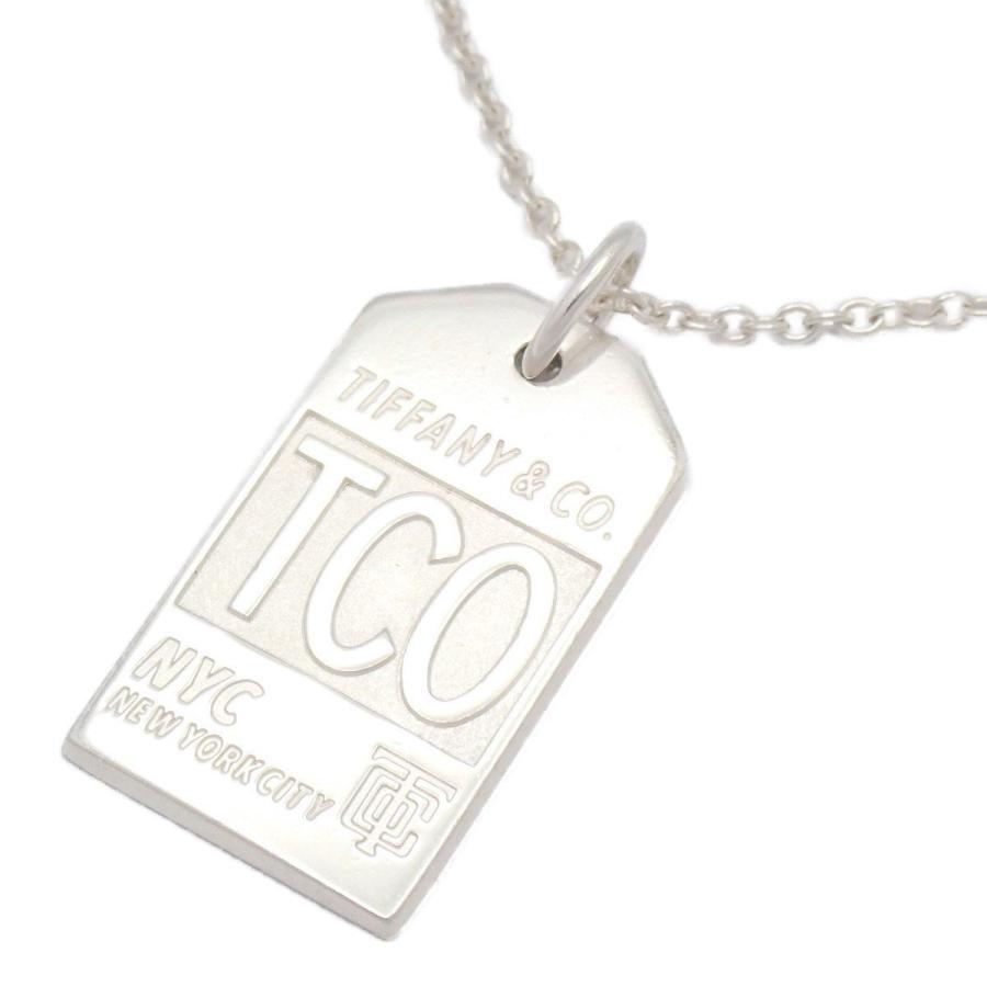 TIFFANY&Co.（ティファニー） ロゴ プレート NEW YORK CITY ネックレス
