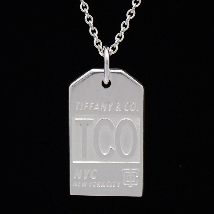 TIFFANY&Co.（ティファニー） ロゴ プレート NEW YORK CITY ネックレス