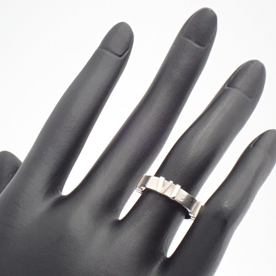 TIFFANY＆Co. ティファニー アトラス リング 指輪 シルバー925 9号【い