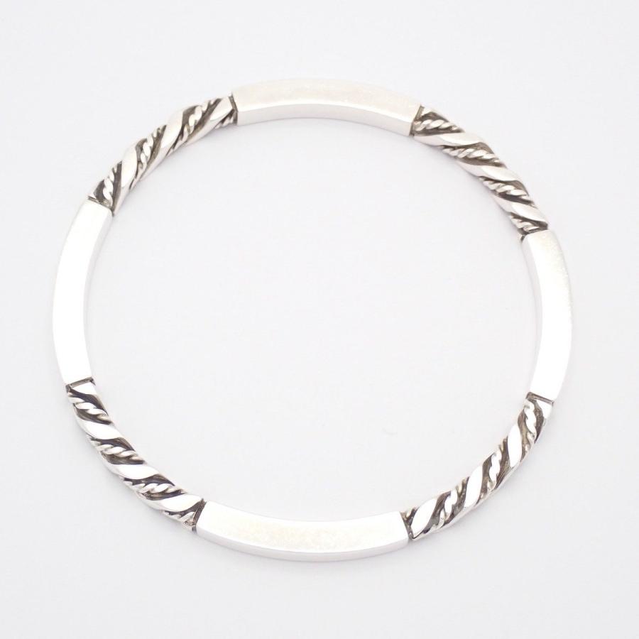 Georg Jensen（ジョージ ジェンセン） 17C バングル シルバー925【い