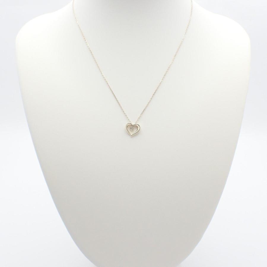 スタージュエリー　シルバー925 ホワイトアゲート　ハート　ネックレス STAR JEWELRY（スタージュエリー） ハート ネックレス シルバー925