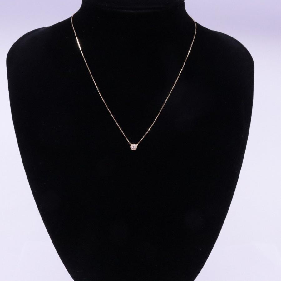 AHKAH（アーカー） プリンシパル ネックレス K18YG/ダイヤモンド0.06ct 