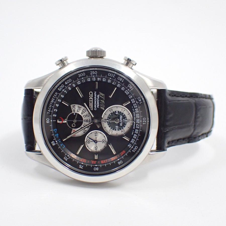 SEIKO ANAソーラー クロノグラフ 腕時計 SEIKO（セイコー） ANAコラボ パーペチュアルカレンダー クロノグラフ