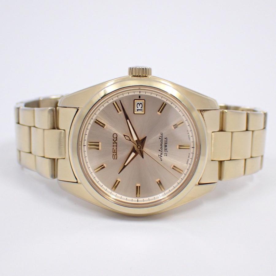 SEIKO セイコー メカニカル 自動巻き メンズ 腕時計 ゴールドGP