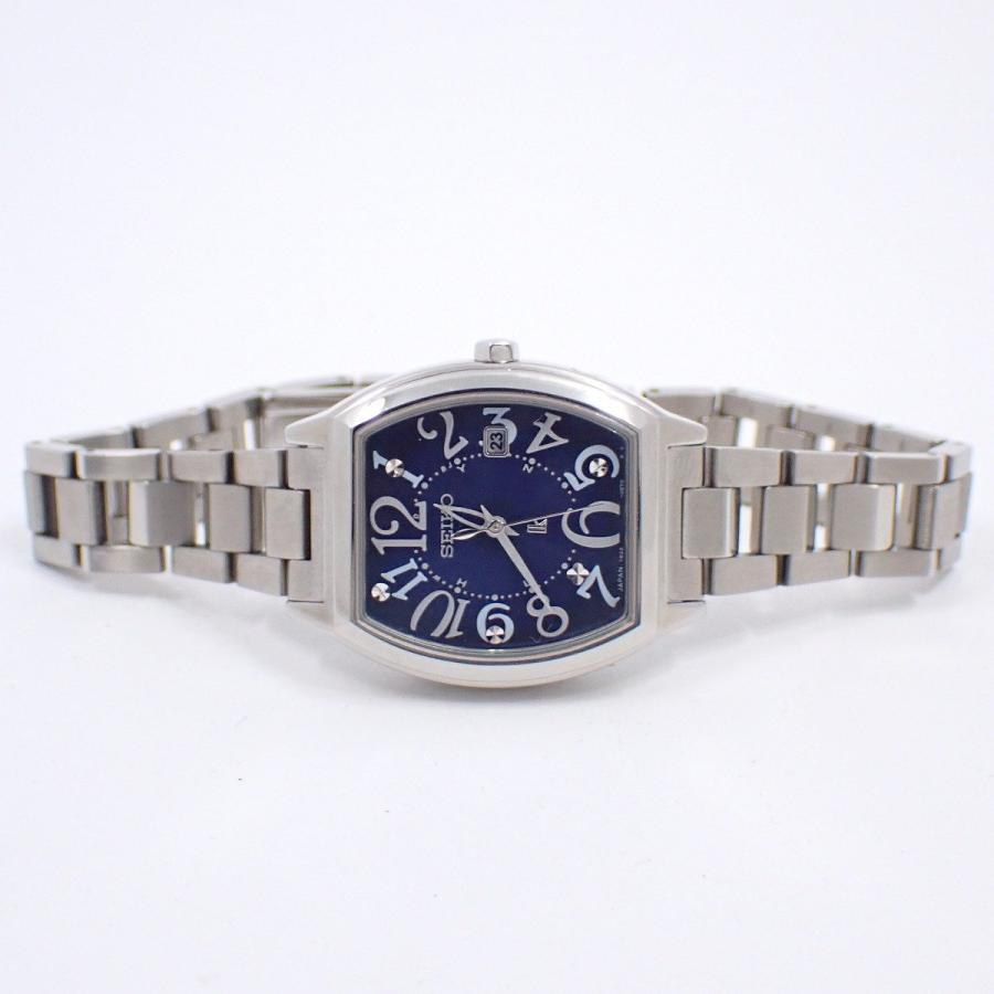 【美品】セイコールキア SSVW093 電波ソーラ－動作確認済み LUKIA 【美品】SEIKO セイコー ルキア トノー型 ソーラー電波