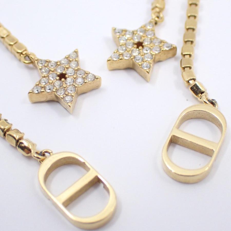 Christian Dior ディオール トライバル スター ピアス ゴールド色金具
