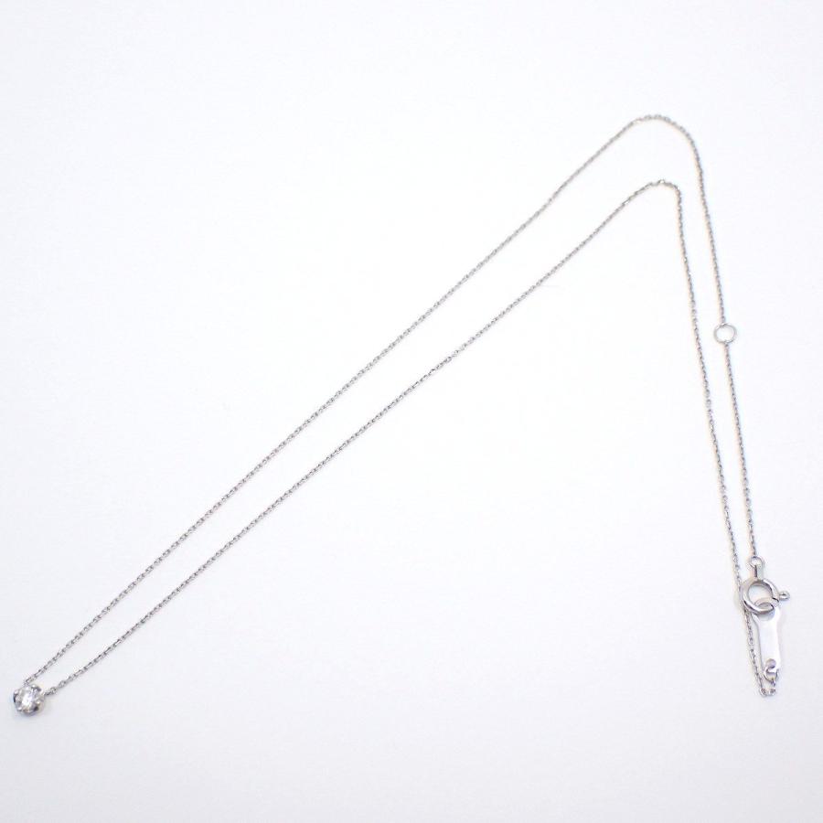 4℃（ヨンドシー） 一粒 ネックレス PT850/ダイヤモンド【いおき質店 
