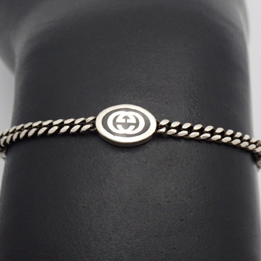 グッチ GUCCI IDプレート オーバルリンクチェーン ブレスレットSV925