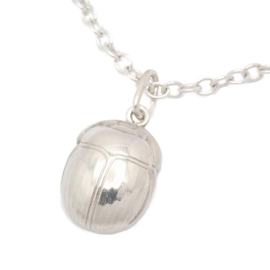 ジョージジェンセン シルバー　スカラベ ネックレス Georg Jensen（ジョージ ジェンセン） 1 スカラベ ネックレス シルバー