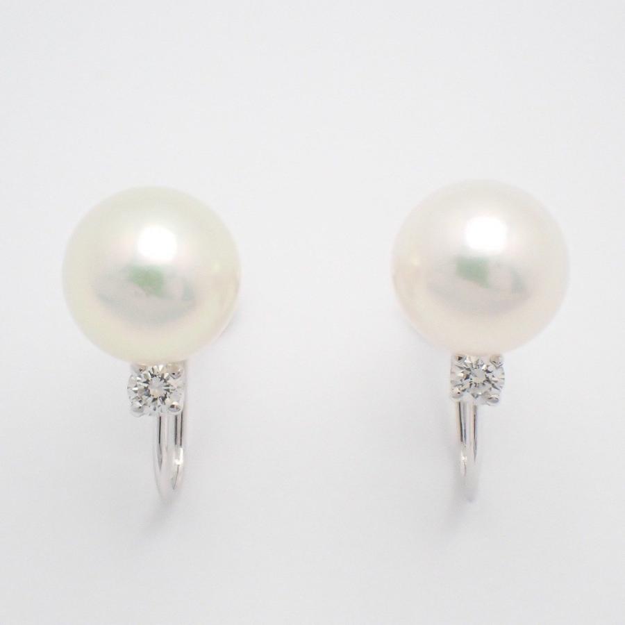 MIKIMOTO ミキモト イヤリング K18WG/ダイヤモンド/パール【いおき質店】_1