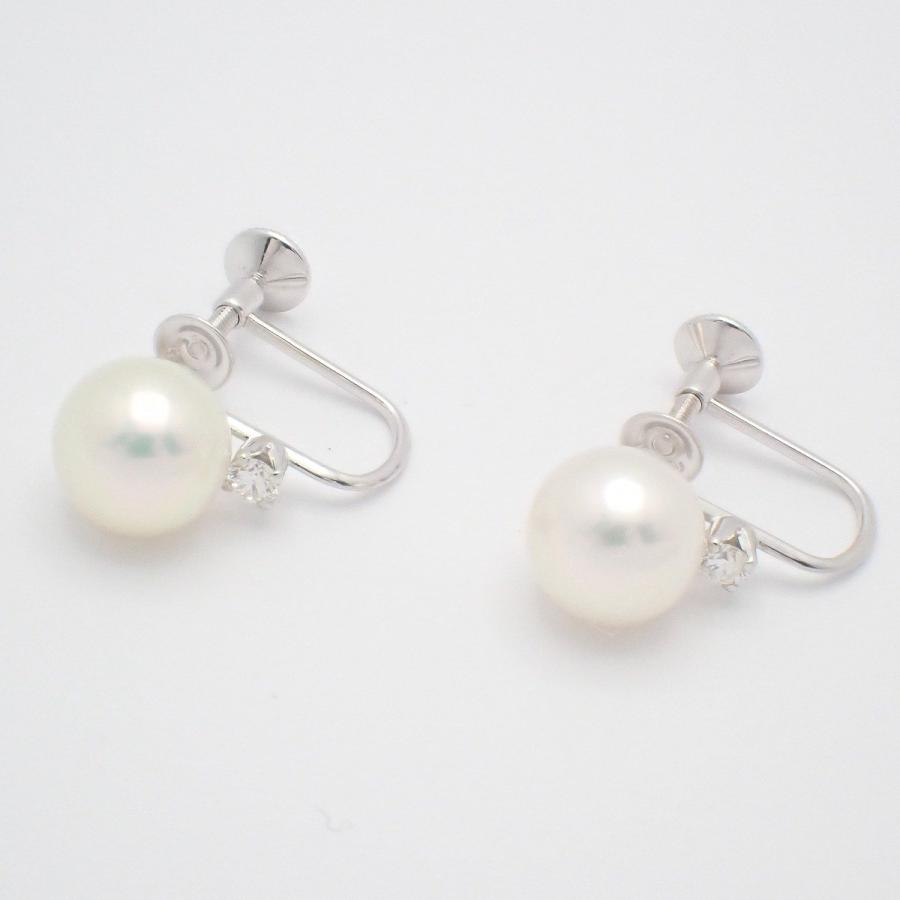 MIKIMOTO ミキモト イヤリング K18WG/ダイヤモンド/パール【いおき質店】_2