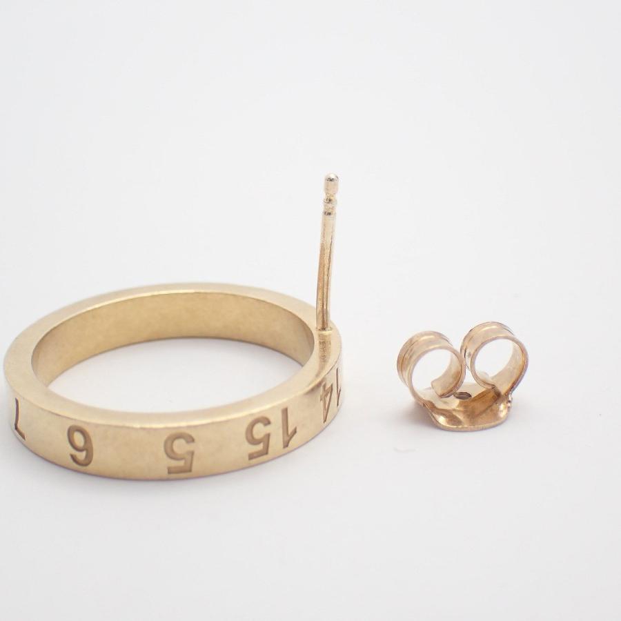 Maison Margiela（メゾンマルジェラ） ナンバリング ピアス シルバー