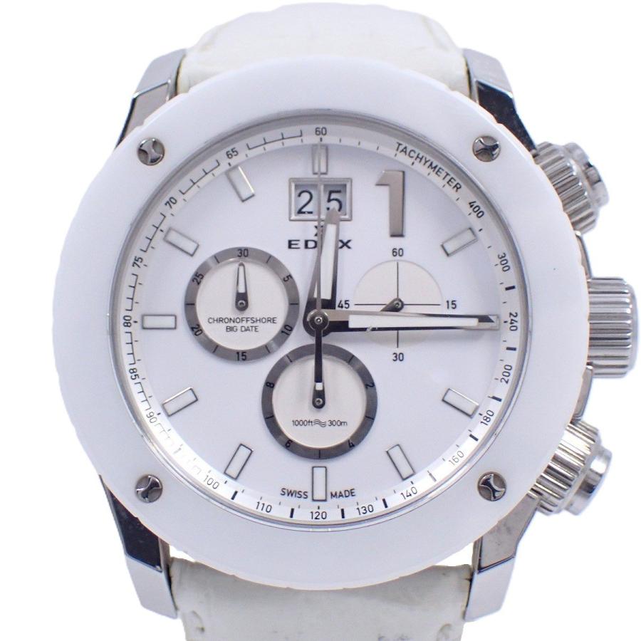 エドックス EDOX クラスワン クロノオフショア ビッグデイト クォーツ　訳有 EDOX（エドックス） クラスワン クロノオフショア ビッグデイト