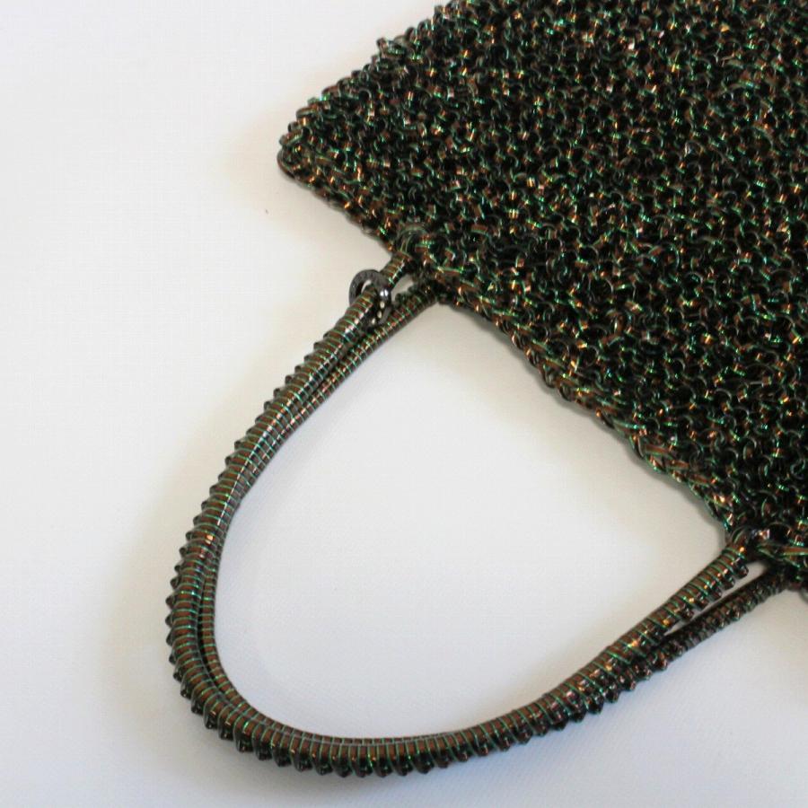 ANTEPRIMA（アンテプリマ） ワイヤーバッグ ブラウン×グリーン系 【い