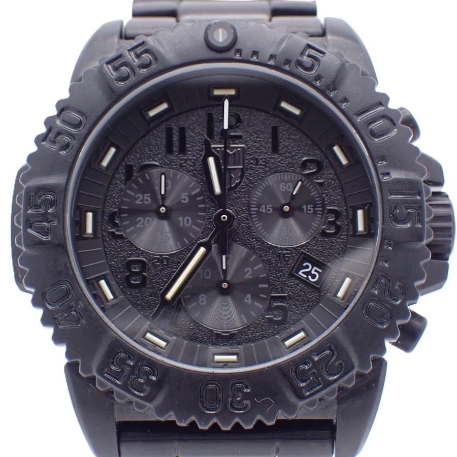 ルミノックス　ネイビーシールズ　ブラックアウト　3182 クロノグラフ LUMINOX（ルミノックス） ネイビーシールズ カラーマーク クロノグラフ