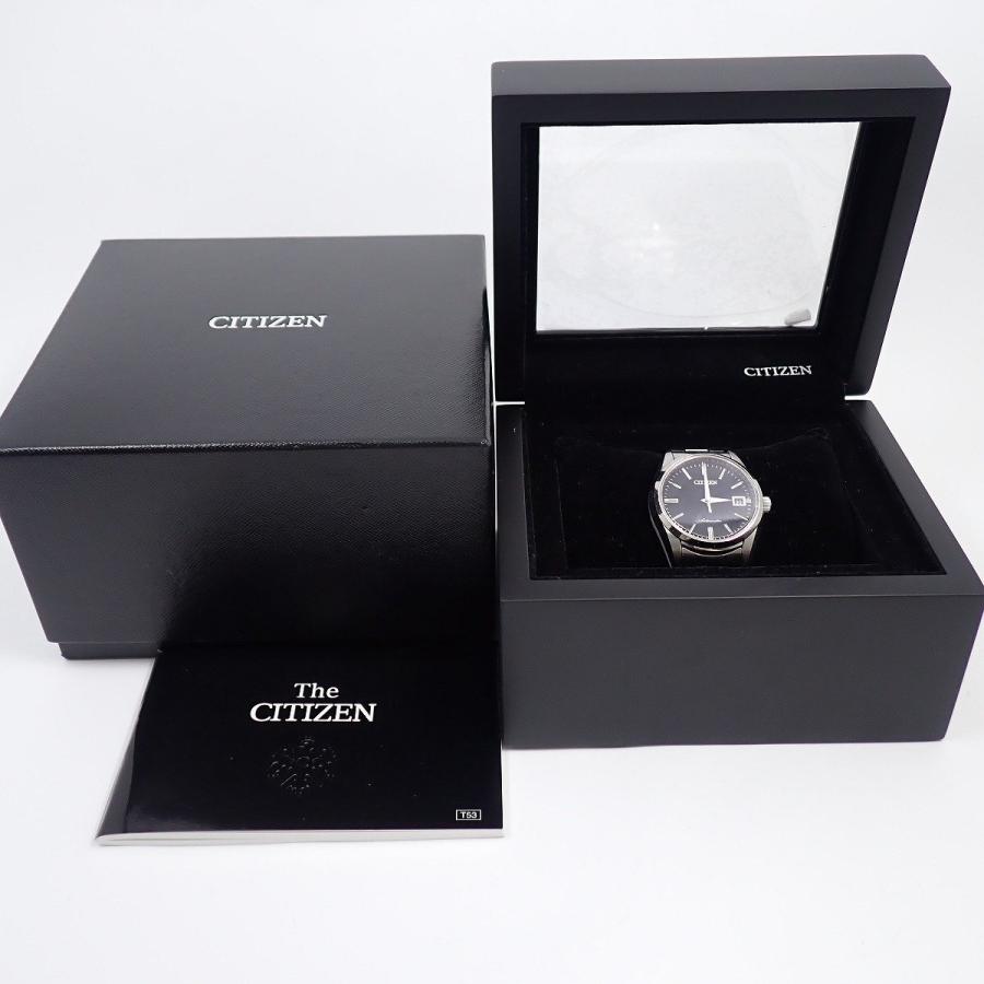 【美品・付属完備】CITIZEN シチズン 自動巻き 黒文字盤 The CITIZEN ザ・シチズン オートマティック 自動巻き メンズ