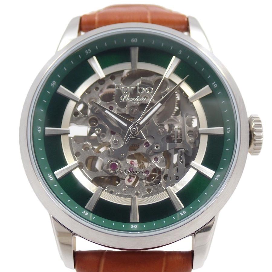 新品　フルボ　FURBO 腕時計NF04W-SSGR スケルトン Furbo design（フルボデザイン） 【美品】Furbo ギア コア 自動巻き