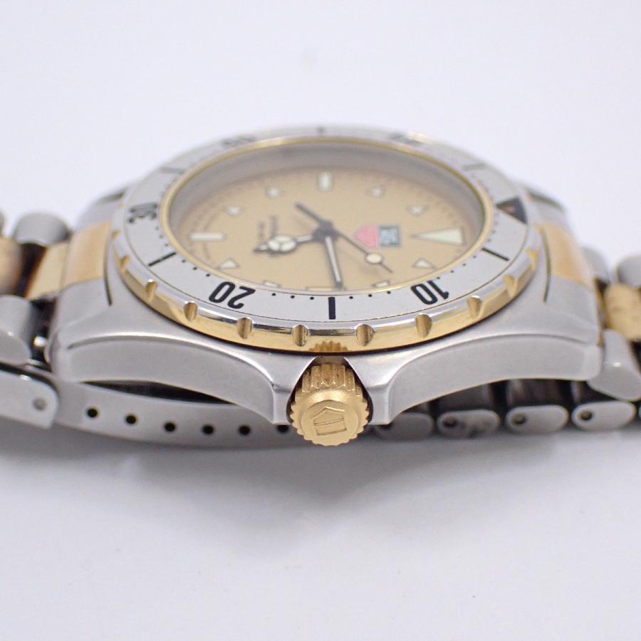 TAG HEUER タグホイヤー 974.013 プロフェッショナル 2000 コンビ クォーツ ボーイズ 腕時計 シルバー×ゴールド 正規品 / C347 TAG HEUER（タグ・ホイヤー） 2000 クォーツ ボーイズ 腕時計 コンビ