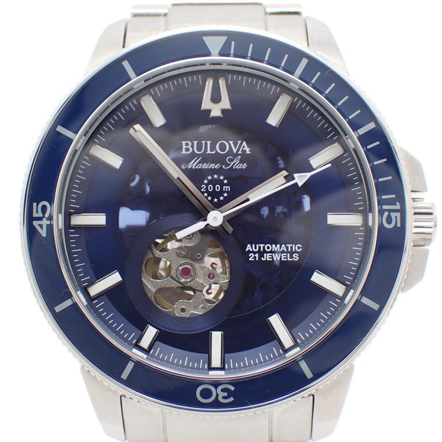 Marine Star 【美品】BULOVA ブローバ マリンスター オープンハート