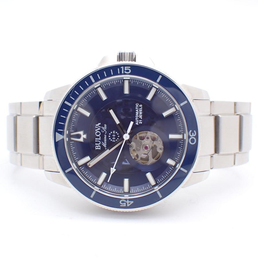 Marine Star 【美品】BULOVA ブローバ マリンスター オープンハート 