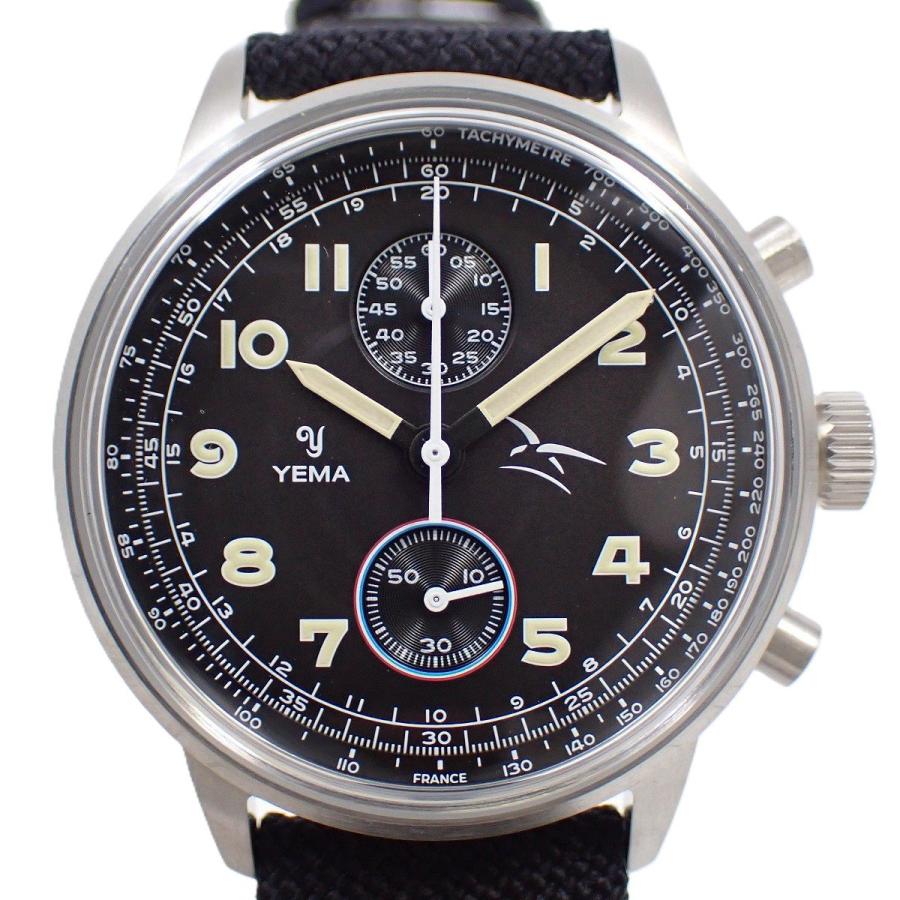 YEMA フライグラフ クォーツ フランス空軍モデル クロノグラフ フライ