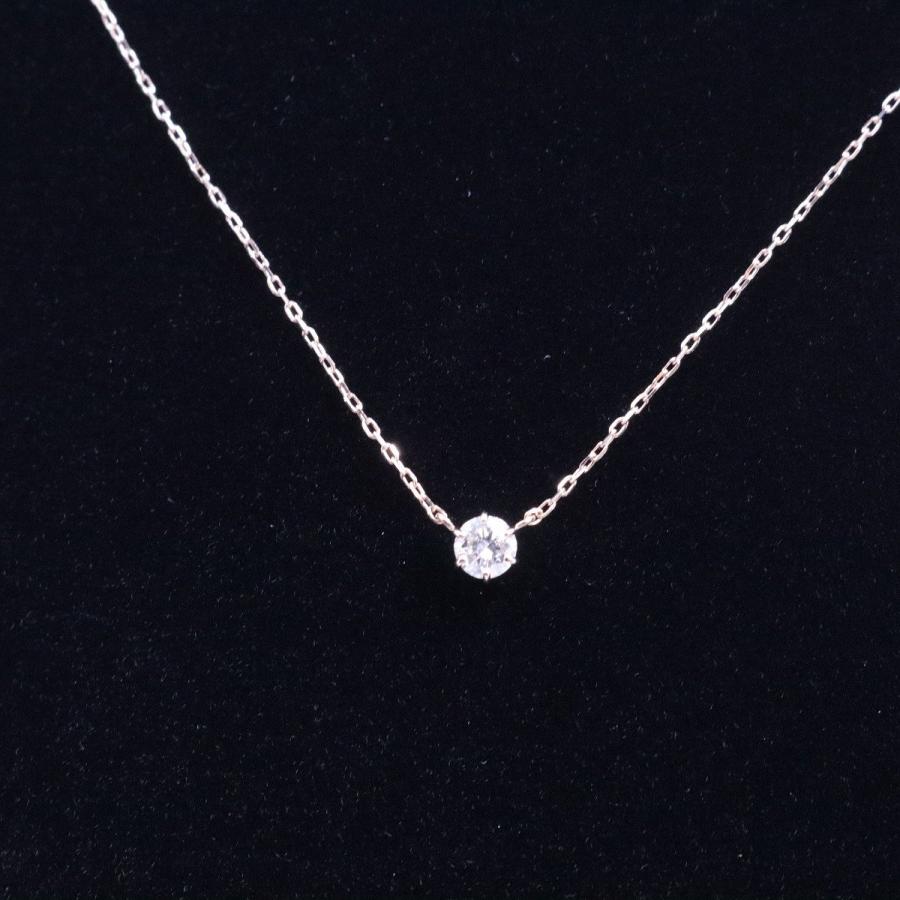 VENDOME AOYAMA（ヴァンドーム青山） 一粒ダイヤ ネックレス K18YG