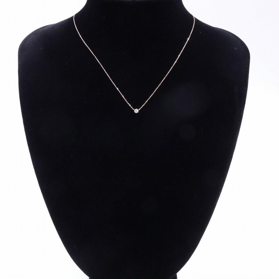 VENDOME AOYAMA（ヴァンドーム青山） 一粒ダイヤ ネックレス K18YG