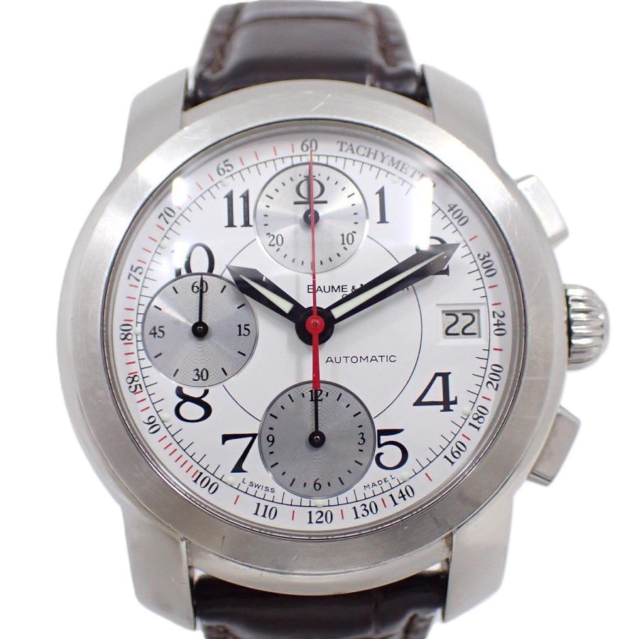 ボーム&メルシェケープランドクロノグラフ自動巻ホワイト/カモフラベルト