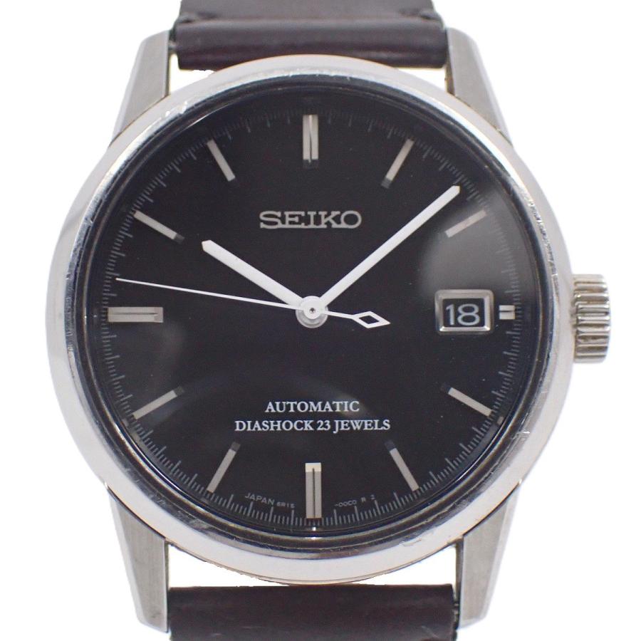 スピリット SEIKO セイコー メカニカル 自動巻き メンズ 腕時計 黒文字