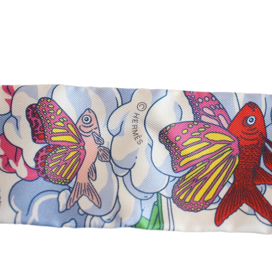 HERMES（エルメス） 【美品】HERMES ツイリー 私の雲 シルク100