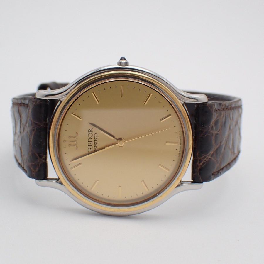CREDOR 【裏蓋刻印あり】SEIKO セイコー クレドール シグノ 18KT/SS