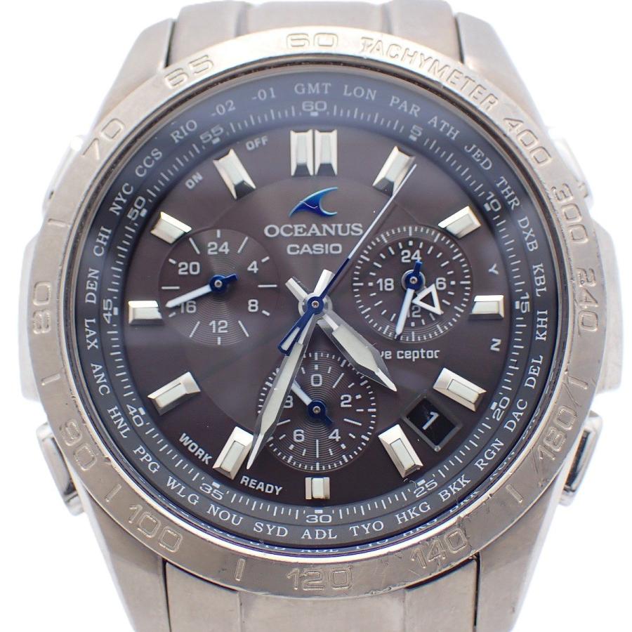 ✨新品未使用✨OCEANUS OCW-600TDJ-1AJF チタン ソーラー OCEANUS カシオ オシアナス クラシック ソーラー電波 メンズ 腕時計