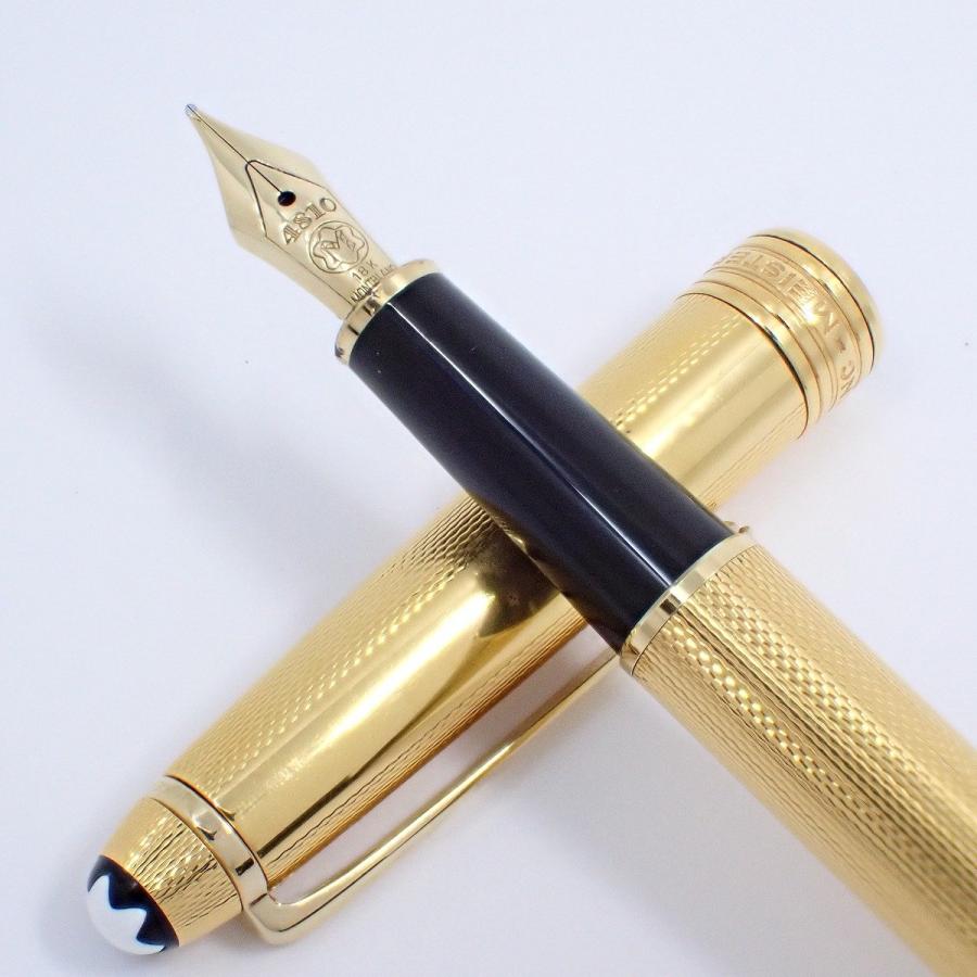 MONTBLANC モンブラン マイスターシュテュック ソリテール 18Kペン先 万年筆 ゴールド バーレイ【いおき質店】_3