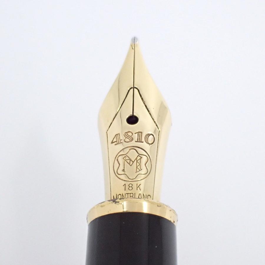 MONTBLANC モンブラン マイスターシュテュック ソリテール 18Kペン先 万年筆 ゴールド バーレイ【いおき質店】_4