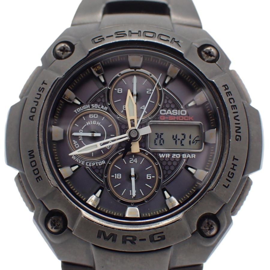 MR-G カシオ G-SHOCK ソーラー電波 フルメタルクロノグラフ チタン