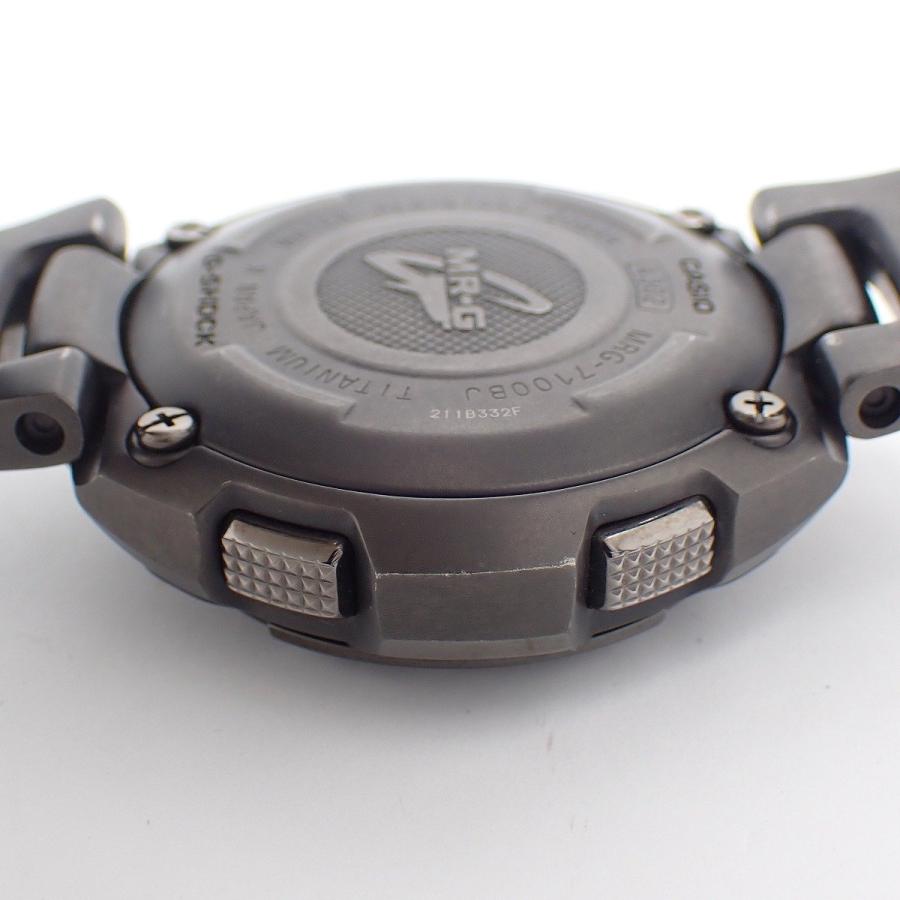 MR-G カシオ G-SHOCK ソーラー電波 フルメタルクロノグラフ チタン