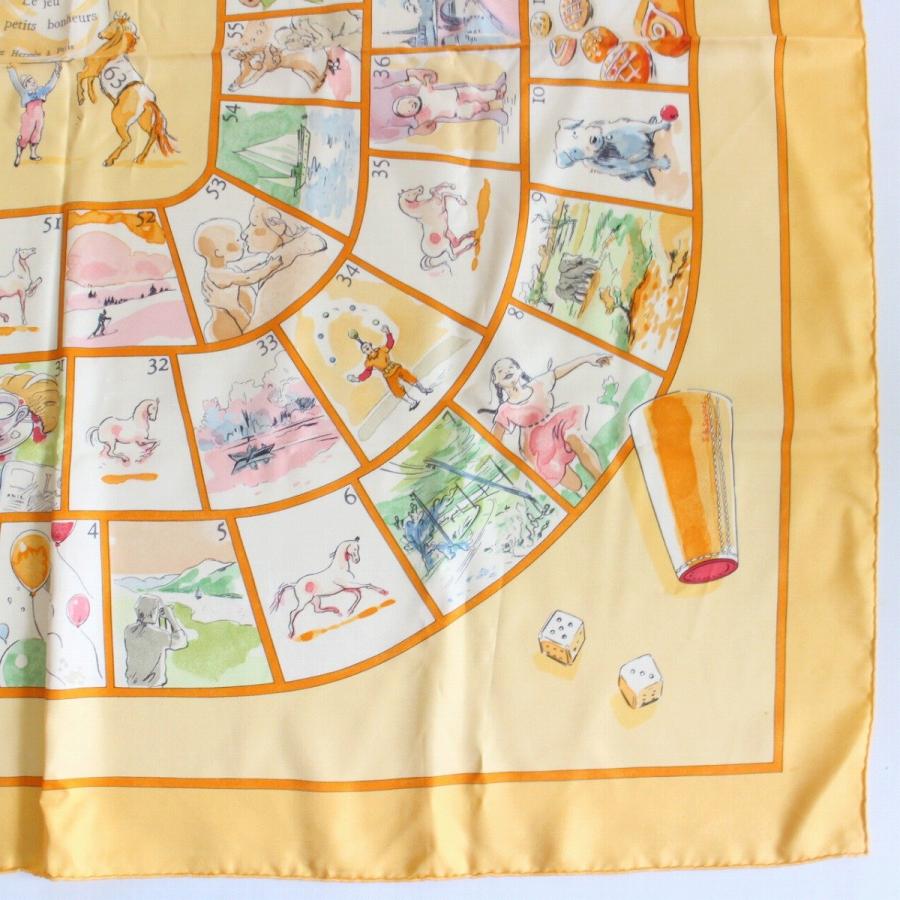 HERMES（エルメス） カレ 90 スカーフ Le jeu des petits bonheurs