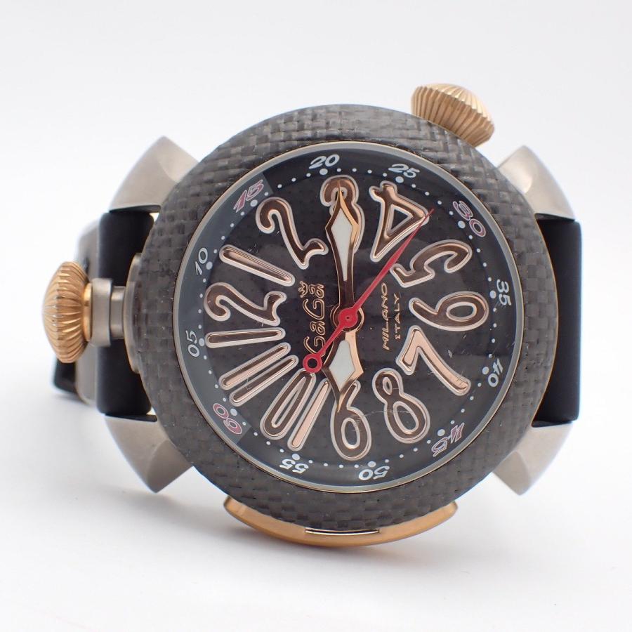 ダイビング ガガミラノ ダイビング48MM 自動巻き メンズ 腕時計 チタン