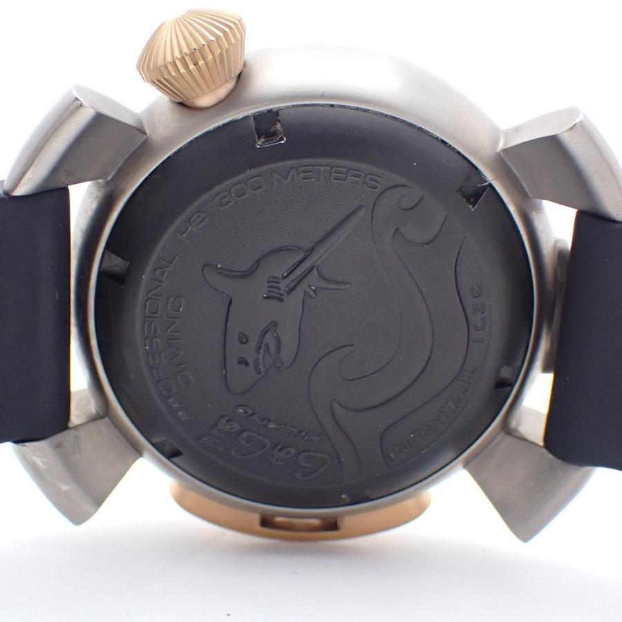 ダイビング ガガミラノ ダイビング48MM 自動巻き メンズ 腕時計 チタン