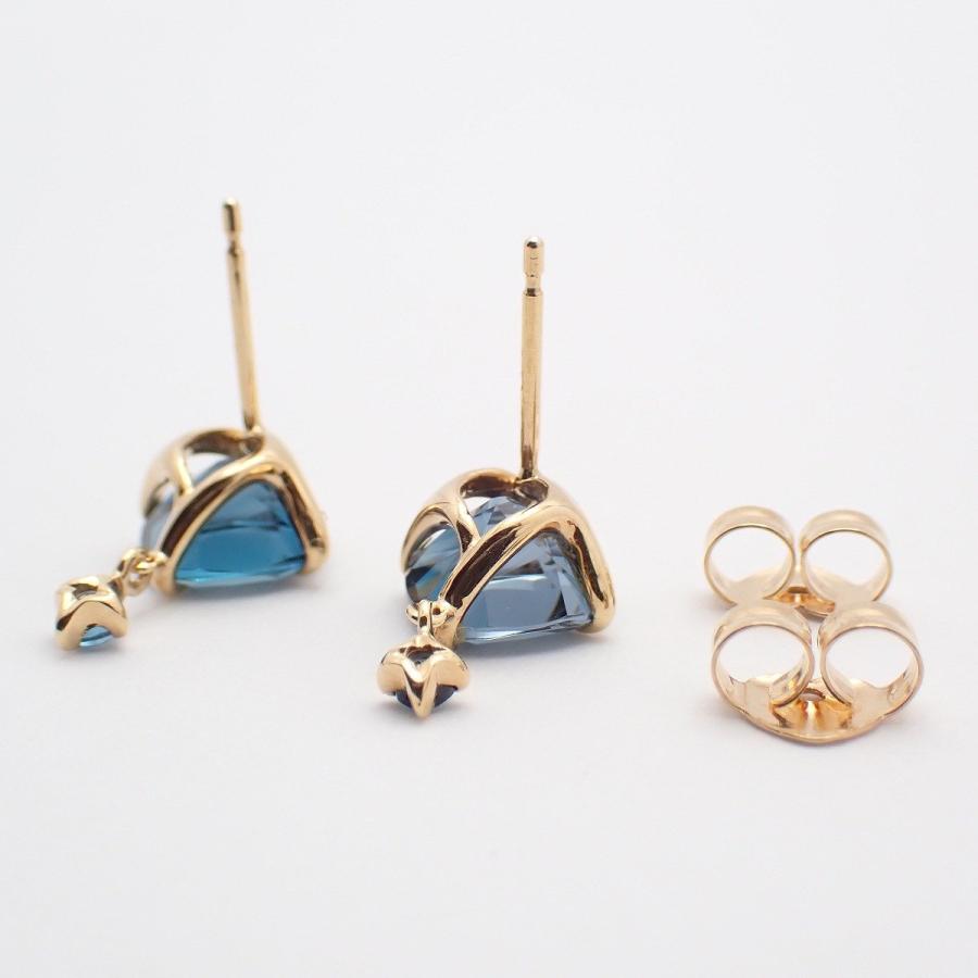 スタージュエリー K18 ピアス DEEP SEA 天然ブルートパーズ STAR JEWELRY（スタージュエリー） DEEP SEA ピアス K18YG/ブルー
