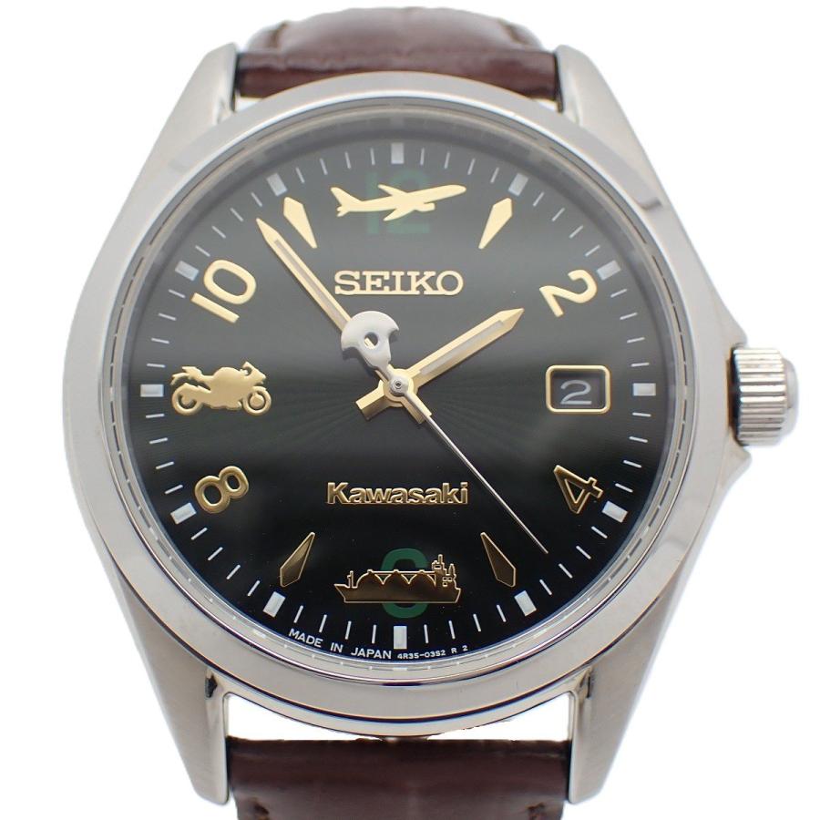SEIKO（セイコー） Kawasaki 川崎重工コラボ 自動巻き メンズ 腕時計