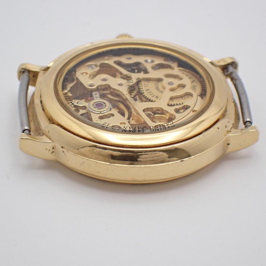 CITIZEN（シチズン） スケルトン 手巻き メンズ 腕時計 ゴールドGP